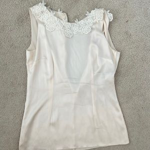 Dolce and Gabbana sleeveless silk shirt
